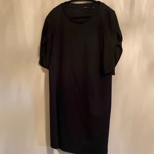 Black vero moda dress with tie sleeves